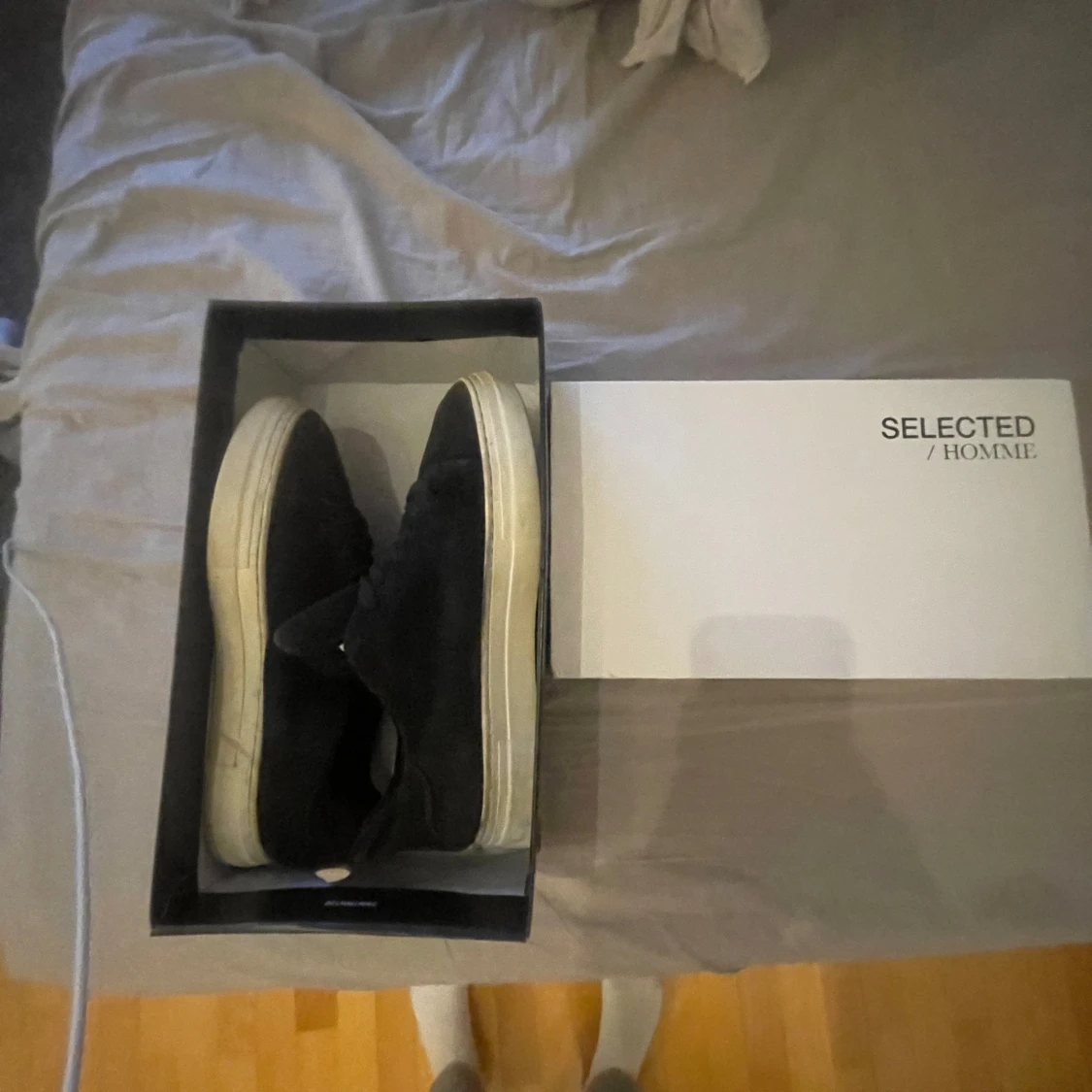 Svarta sneakers från Selected Homme