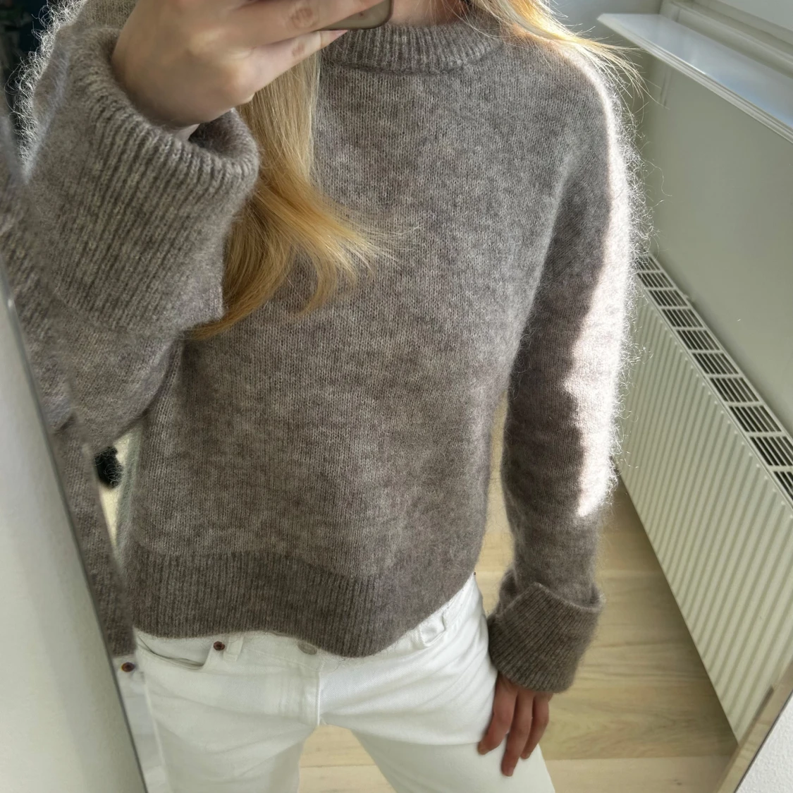 Super mysig stickad tröja! 💕 - 90