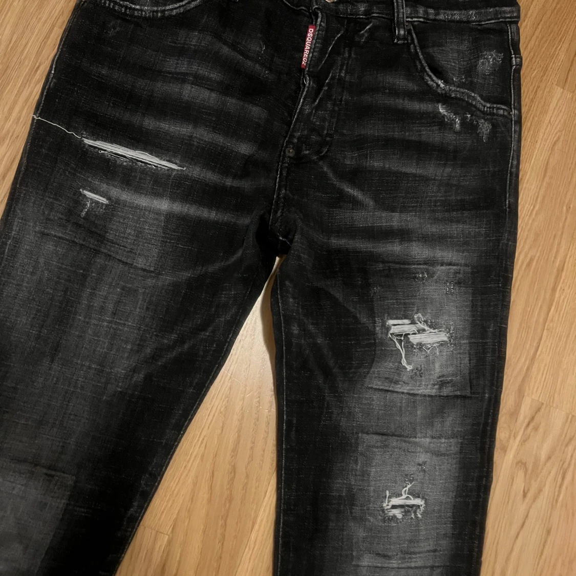 Svarta slitna jeans från Dsquared2 - 92