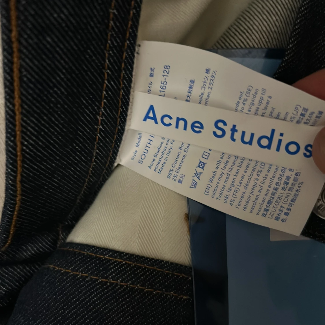 Mörkblå jeans från Acne Studios - 91
