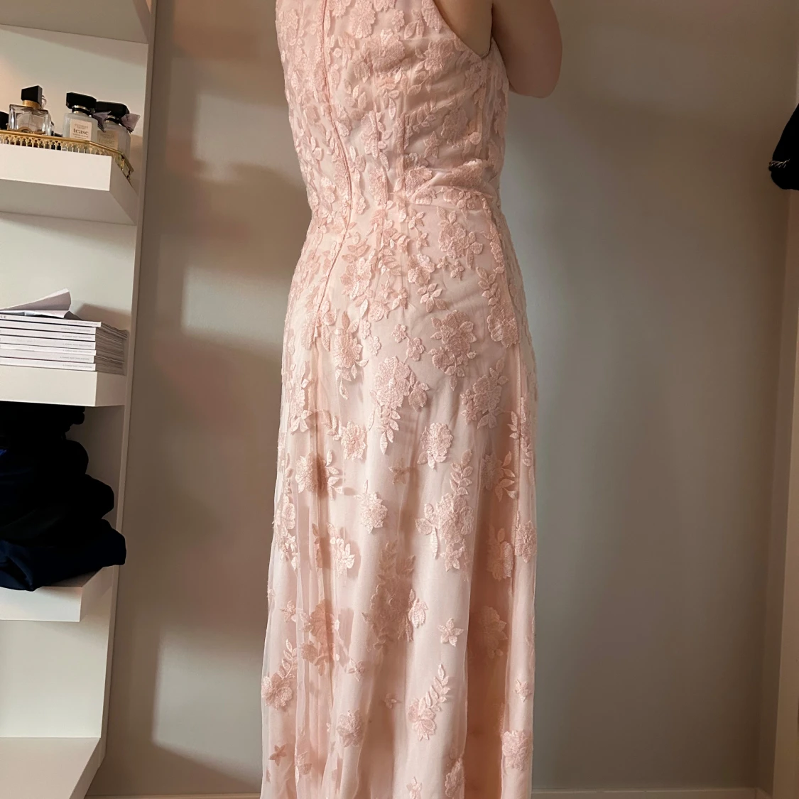 Rosa långklänning från Esprit - 90