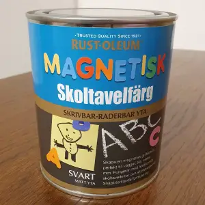 Magnetisk skoltavelfärg Skrivbar- raderbar yta