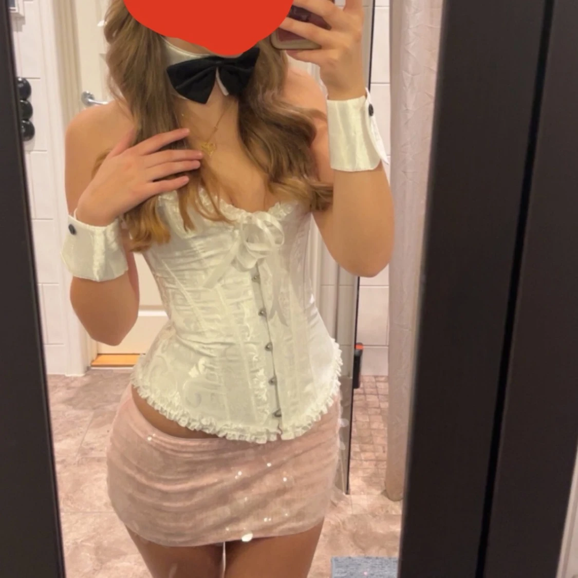 White Bunny halloween kostym - 93