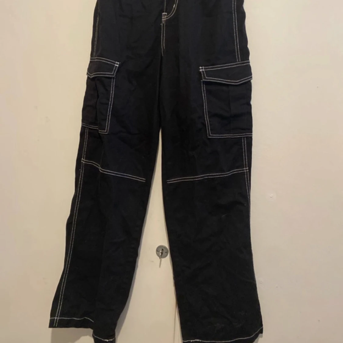 Svarta Cargo byxor  - 91