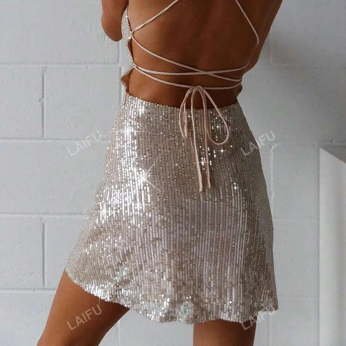 Glittrig klänning  - 90