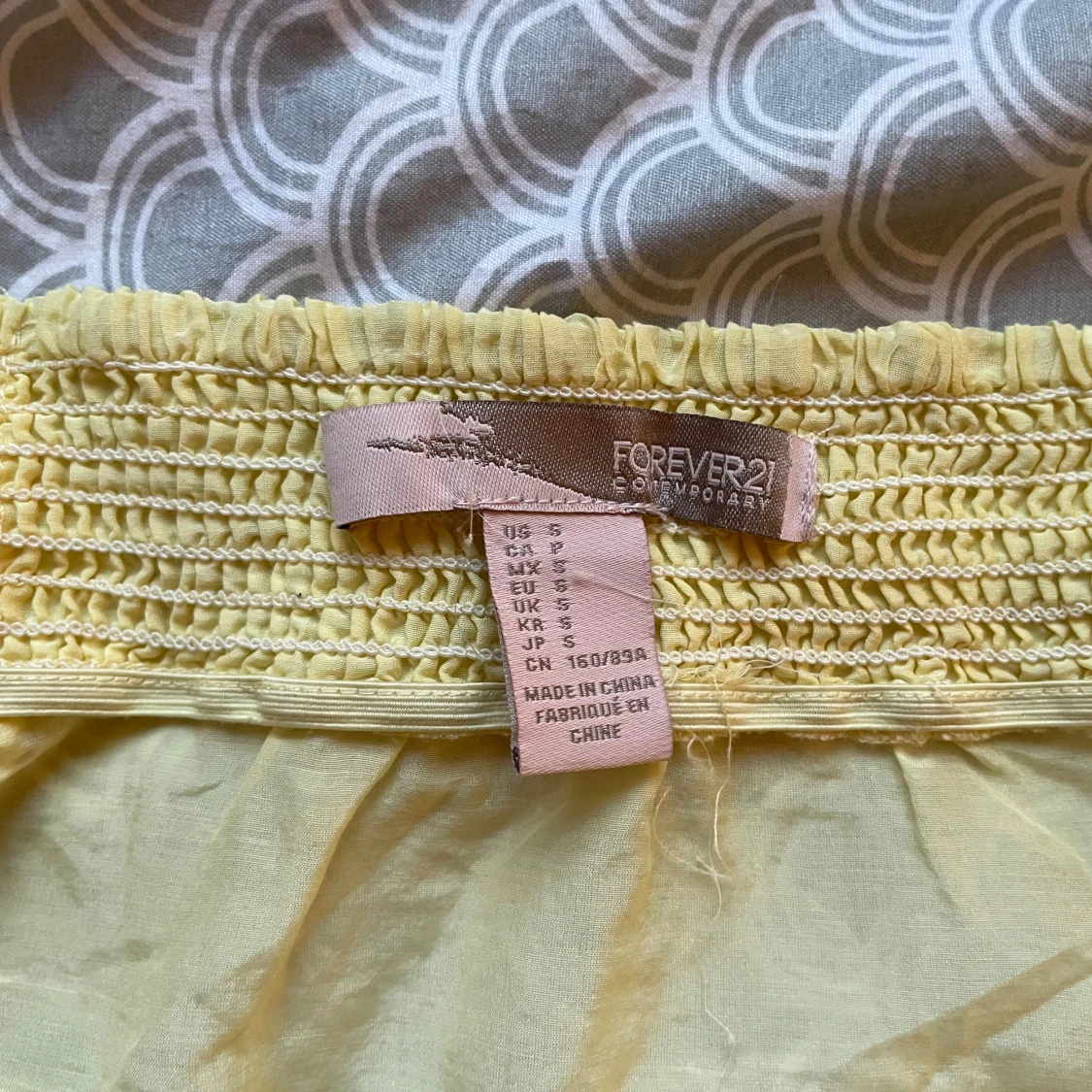 Gul topp från Forever 21 - 3