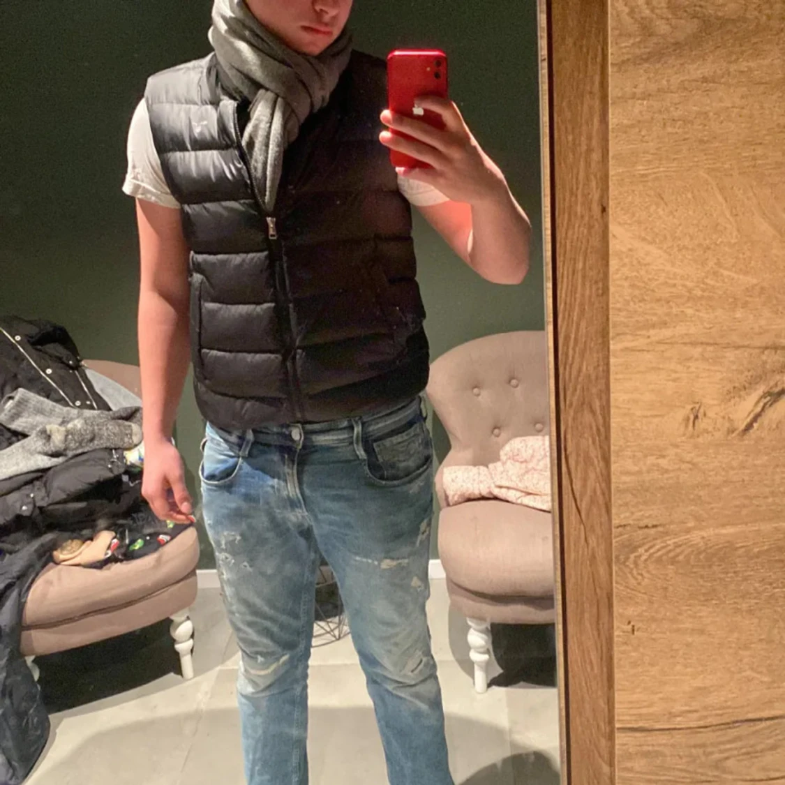 Svart dunväst från Gant - 90