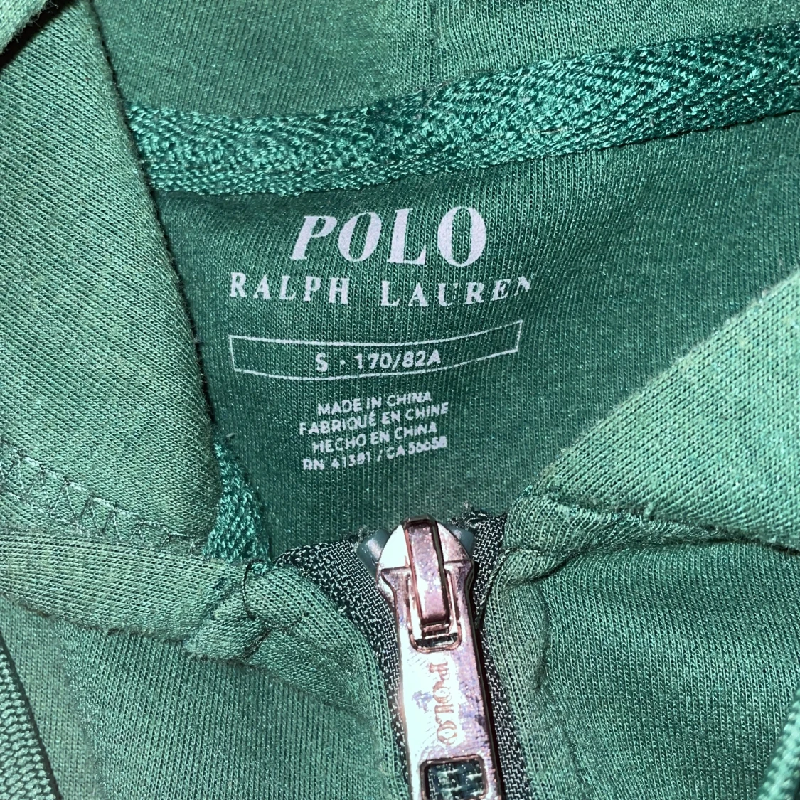 Grön hoodie från Ralph Lauren - 92