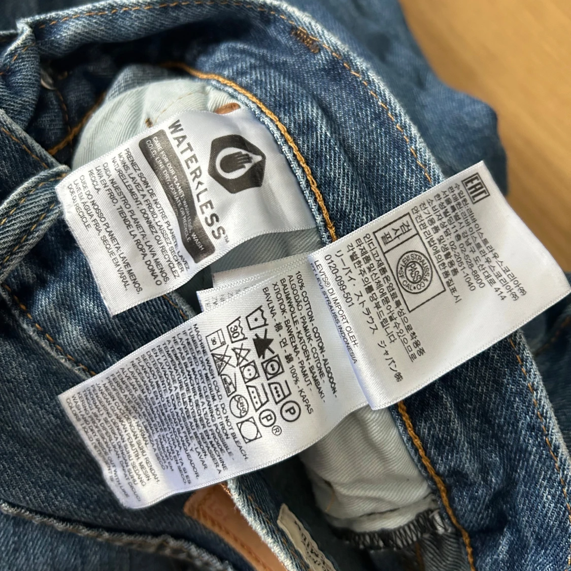 Blå jeans från Levi's 501 - 92