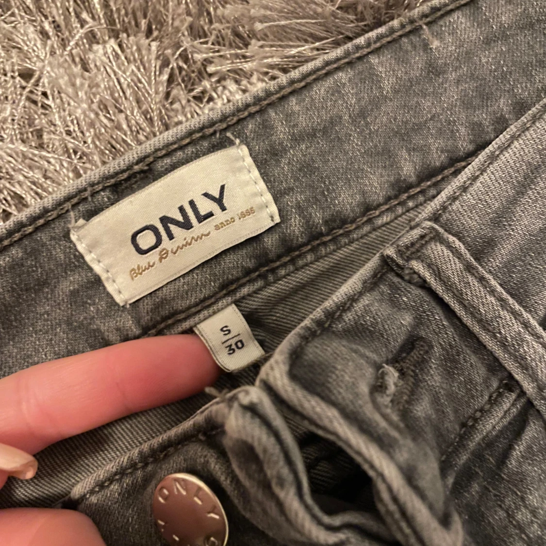 Grå bootcut jeans från ONLY - 90