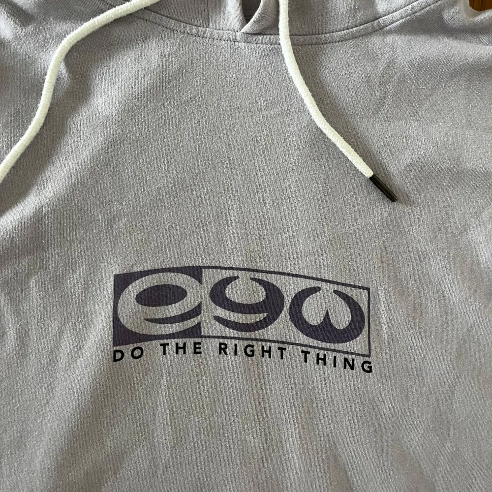 Eat Your Water hoodie, storleken är L men den är oversized så passar mer som XL. Färgen är Lilac. Skriv gärna vid fler frågor!. Hoodies.