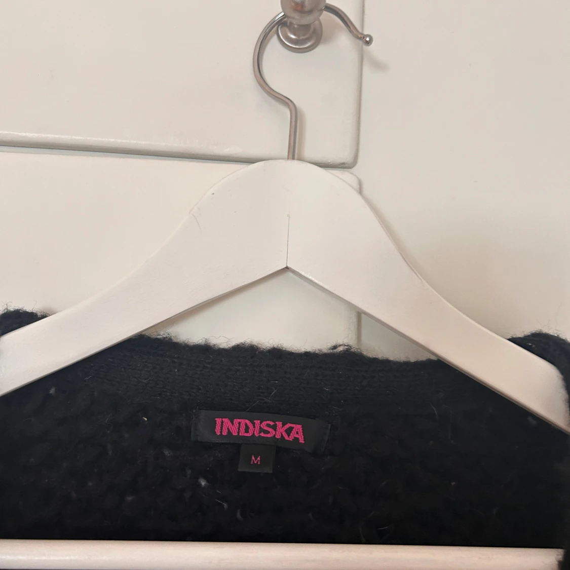 Svart stickad kofta från Indiska - 91