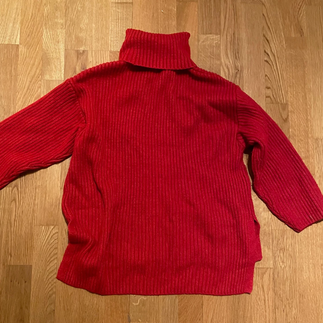 stickad crewneck tröja