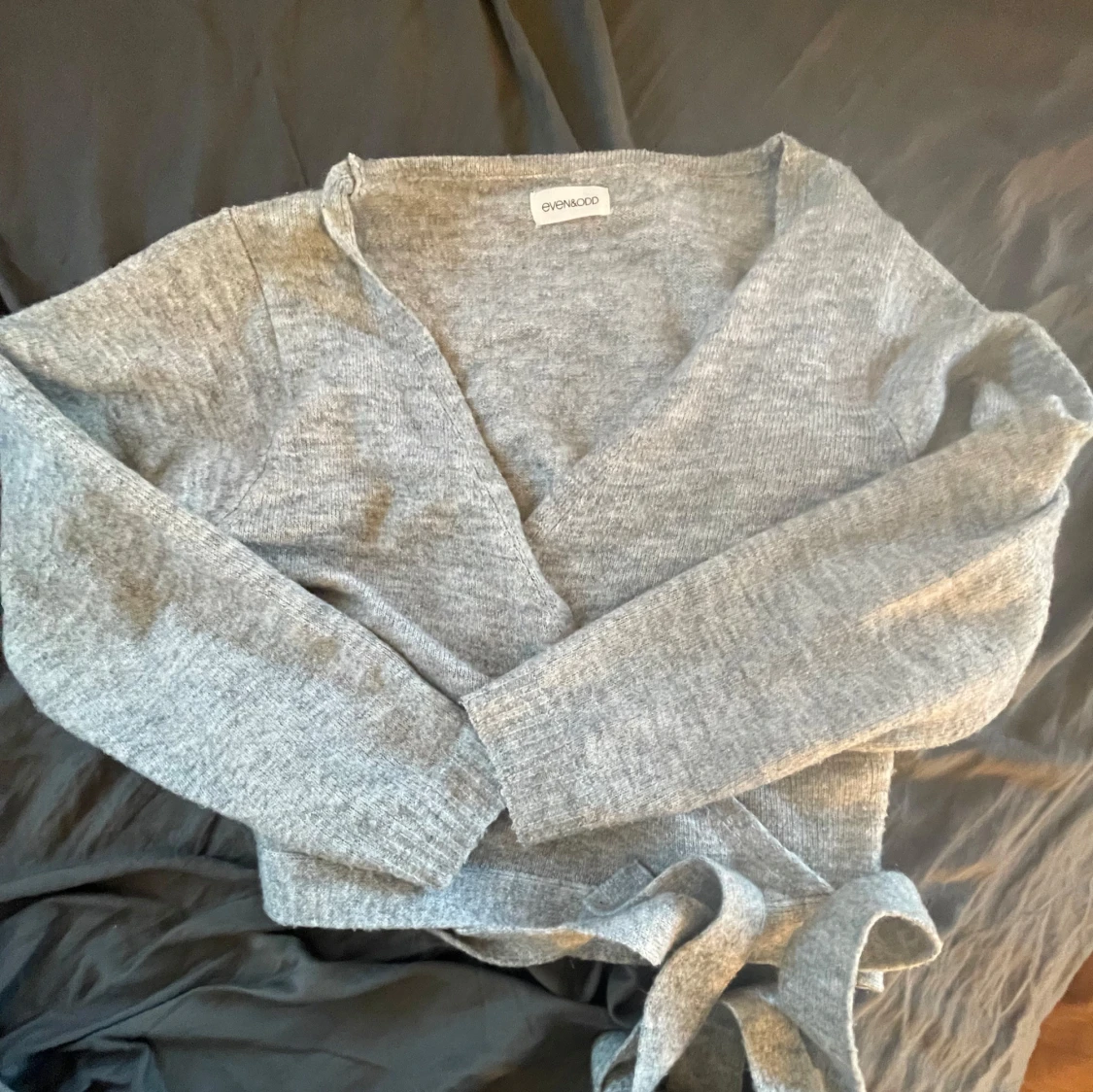 Grå omlottkofta från Even&Odd - 2