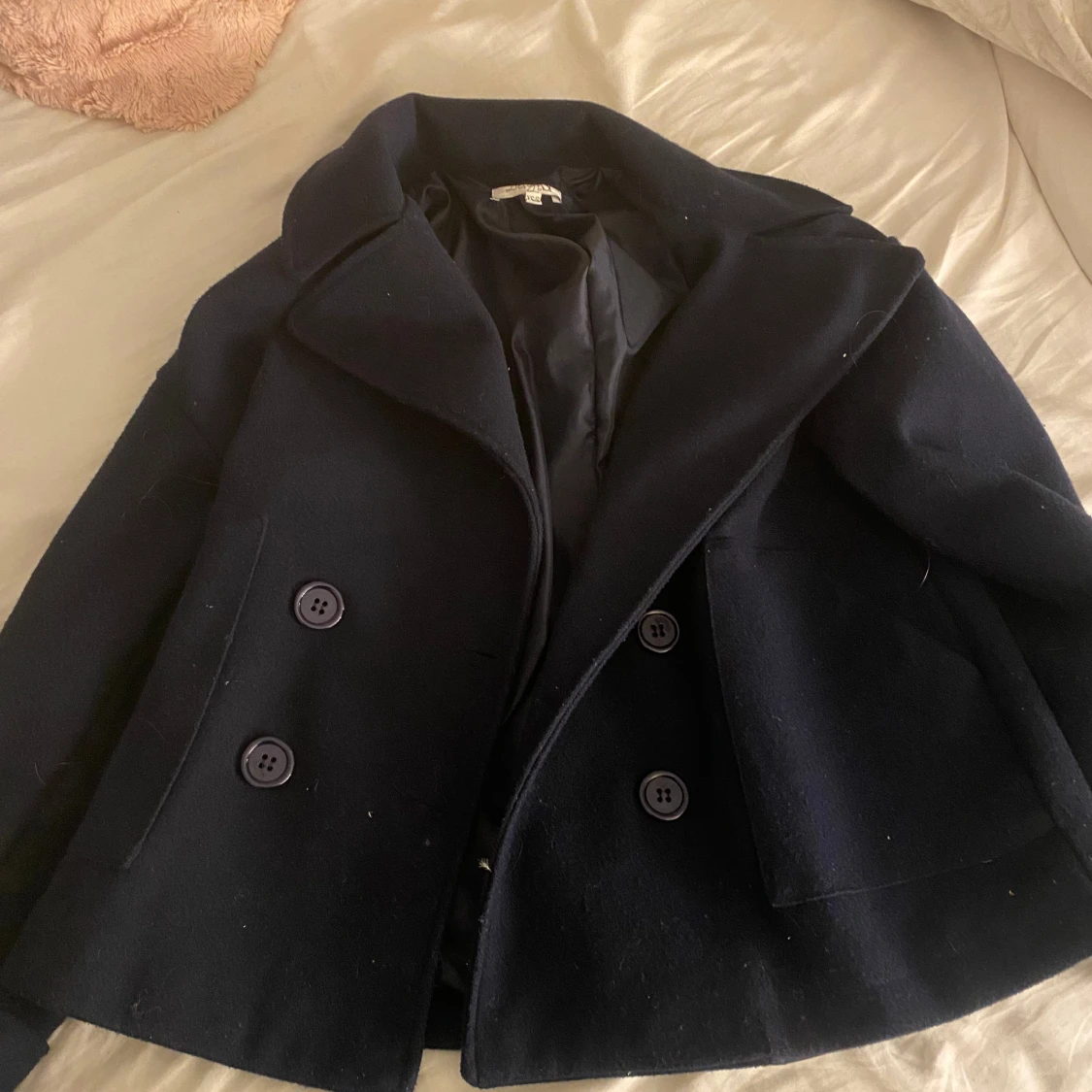 Mörkblå kappa - 90