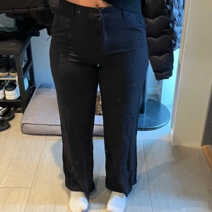 Svarta Linnebyxor - Ett par tjockare linnebyxor utan snören från Madlady. Säljs inte längre på hemsidan. Säljer pga lite för korta på mig som är 1.65 cm.