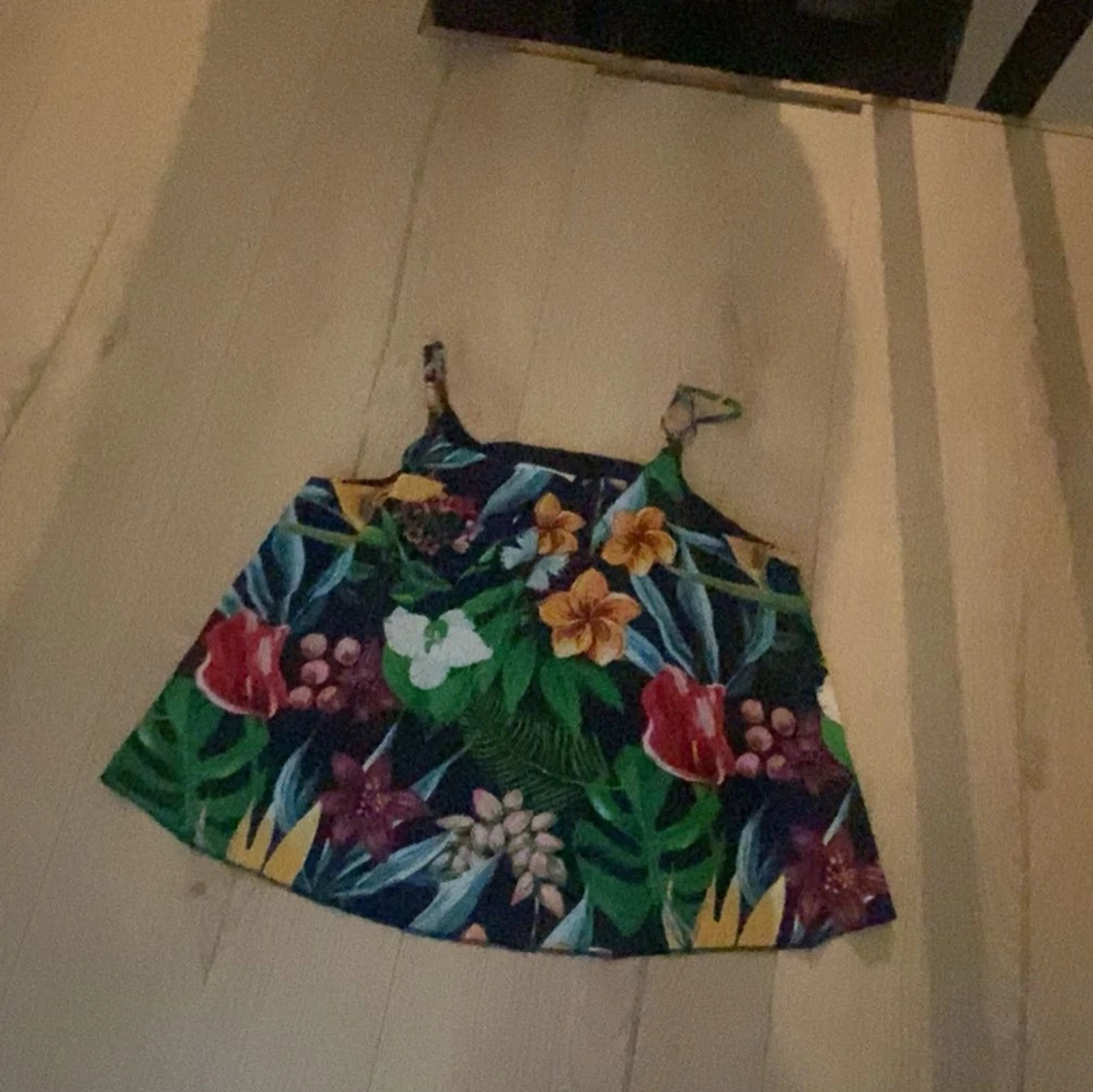 Blommig linnetopp ifrån name it - 3