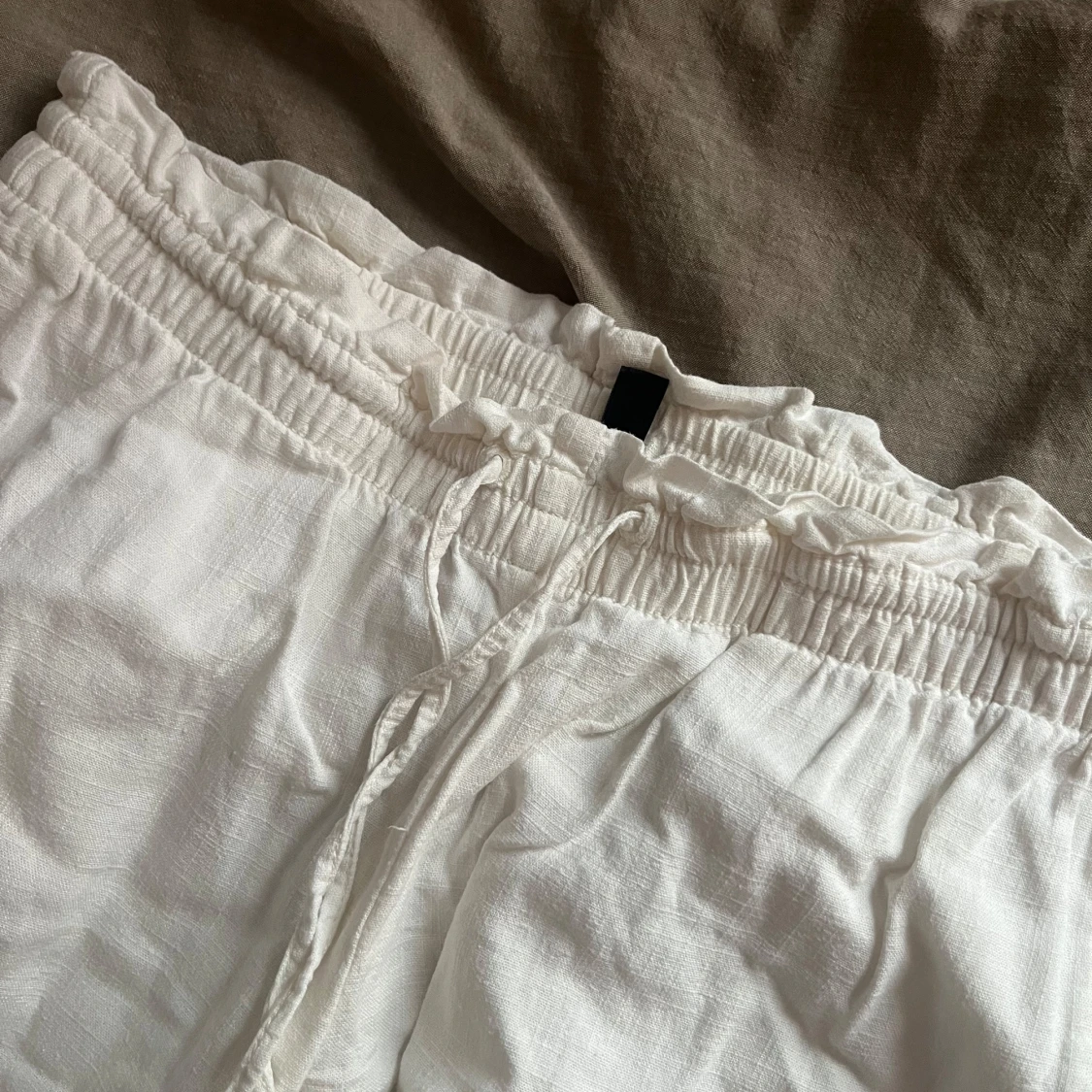 Lågmidjade linnebyxor - 2