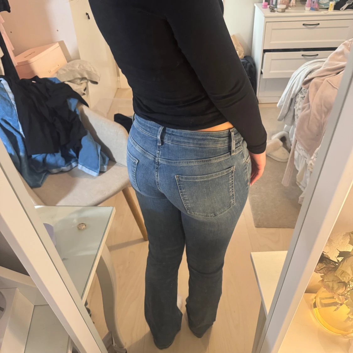 Blå jeans från Zara  - 1