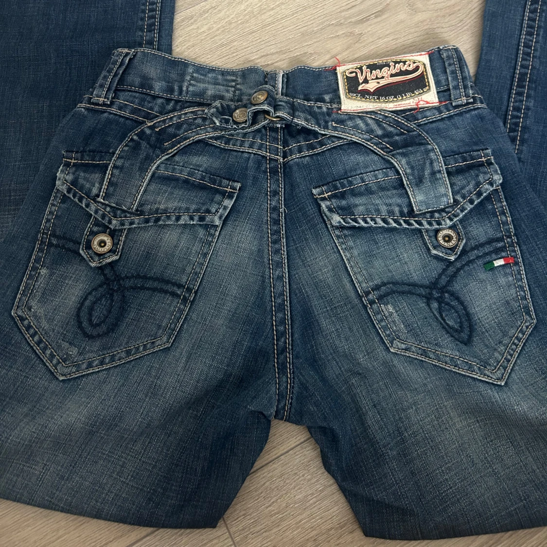 low rise vintage jeans - 2