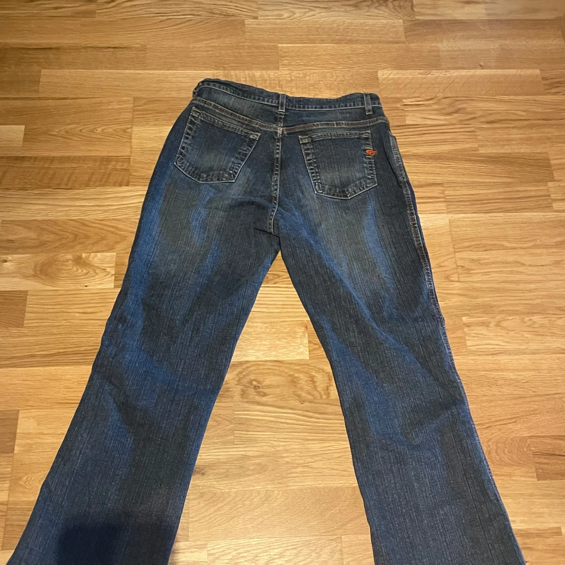 Blå bootcut jeans från Point Zero - 1