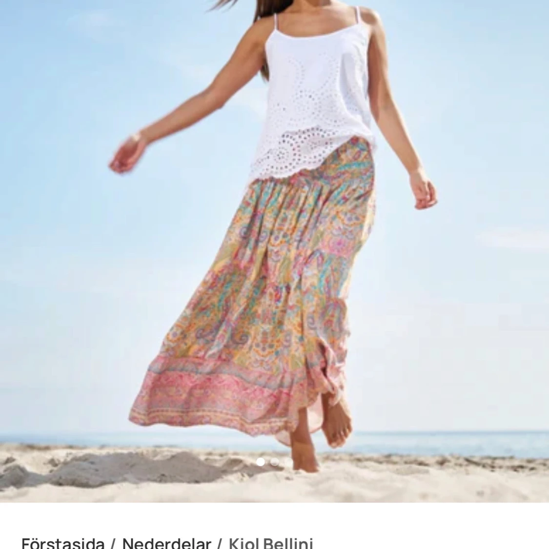 Färgglad långkjol  - 1