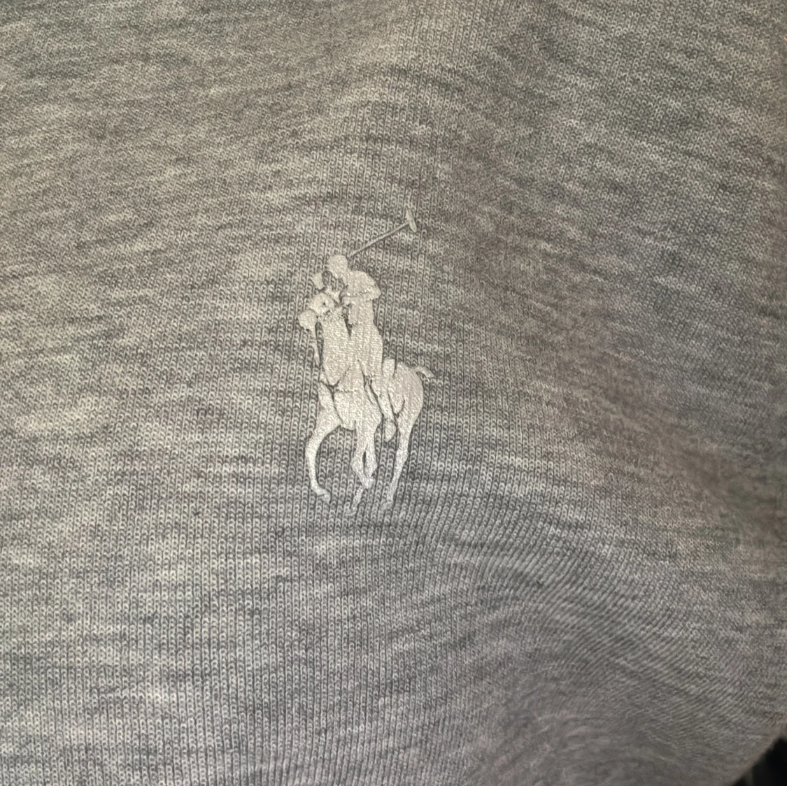 Grå hoodie med dragkedja från Polo Ralph Lauren - 2