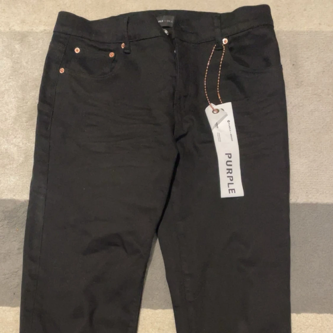 Svarta Purple Brand jeans