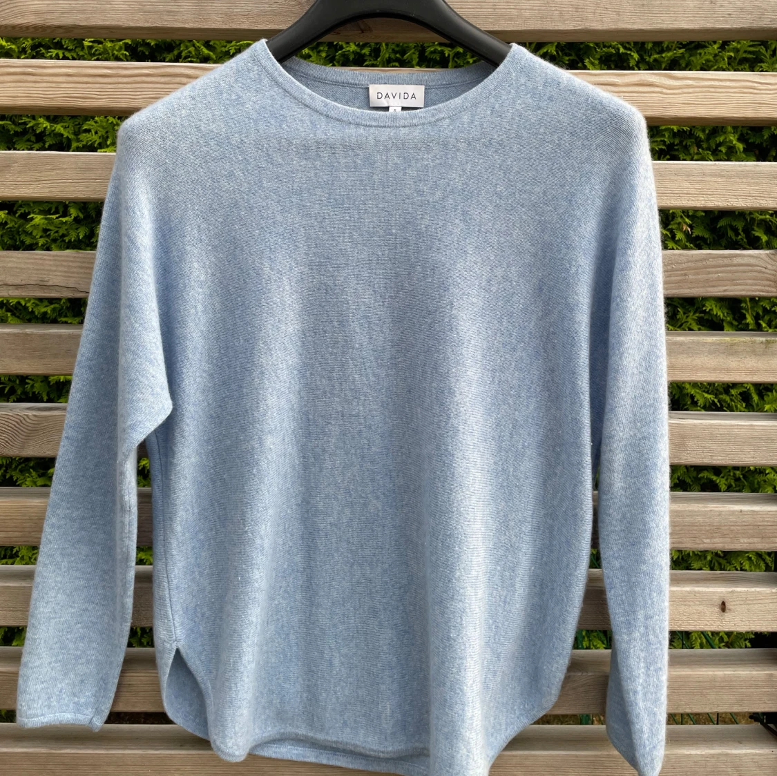 Blå kashmirtröja från Davida - 3