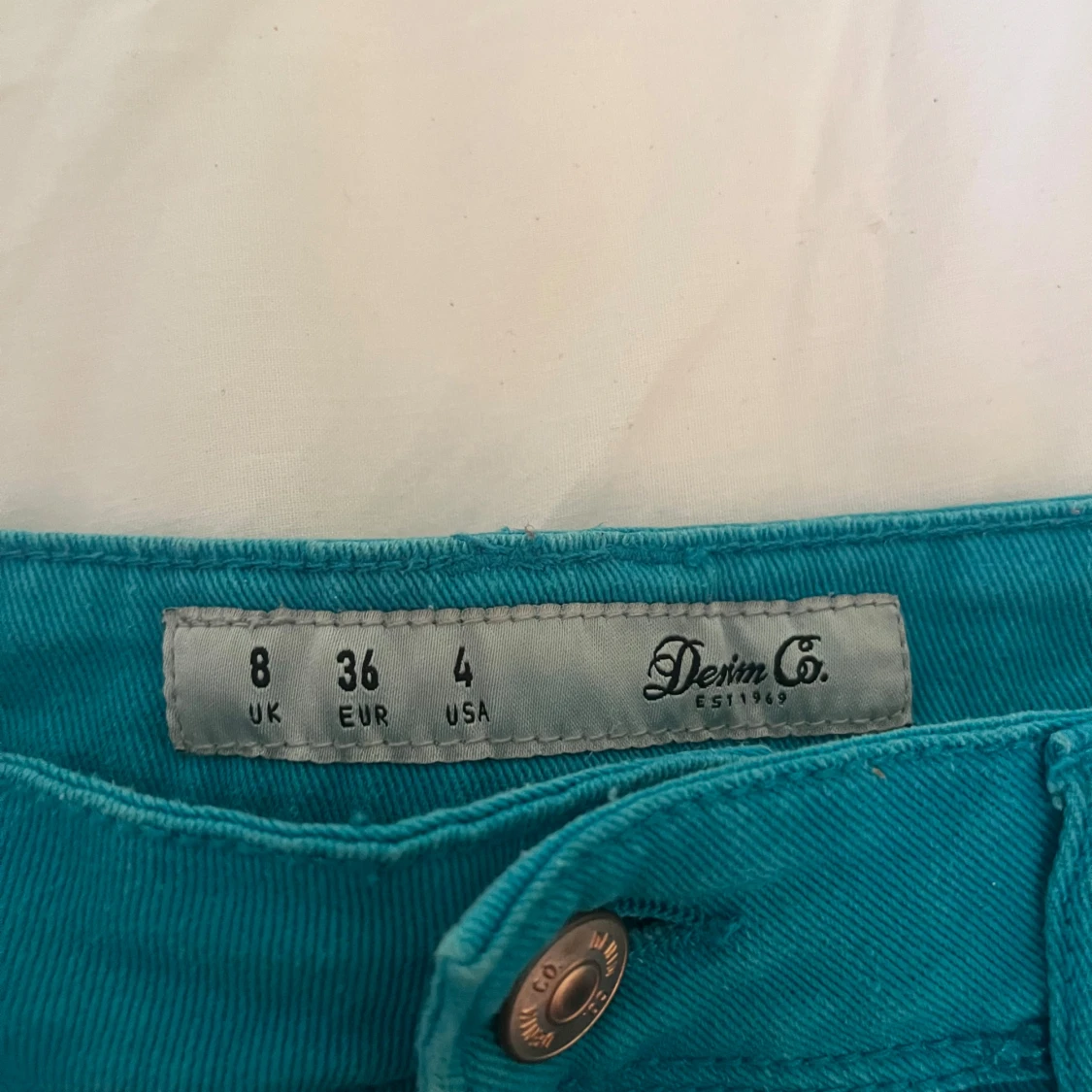 Turkosa jeansshorts från Denim Co. - 1