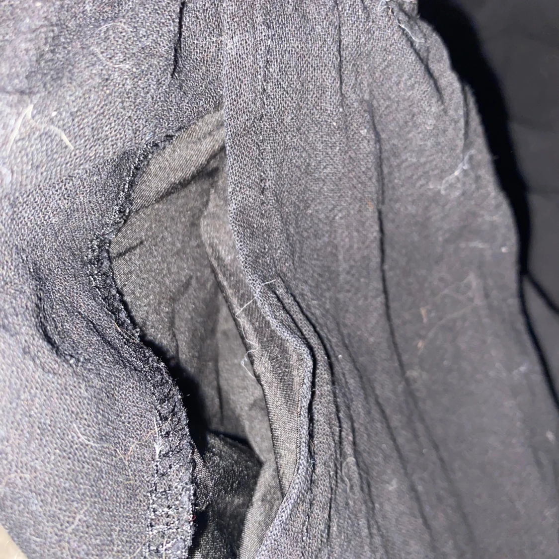 Svarta linnebyxor från Dazy, storlek L ( SÅLD )  - 4