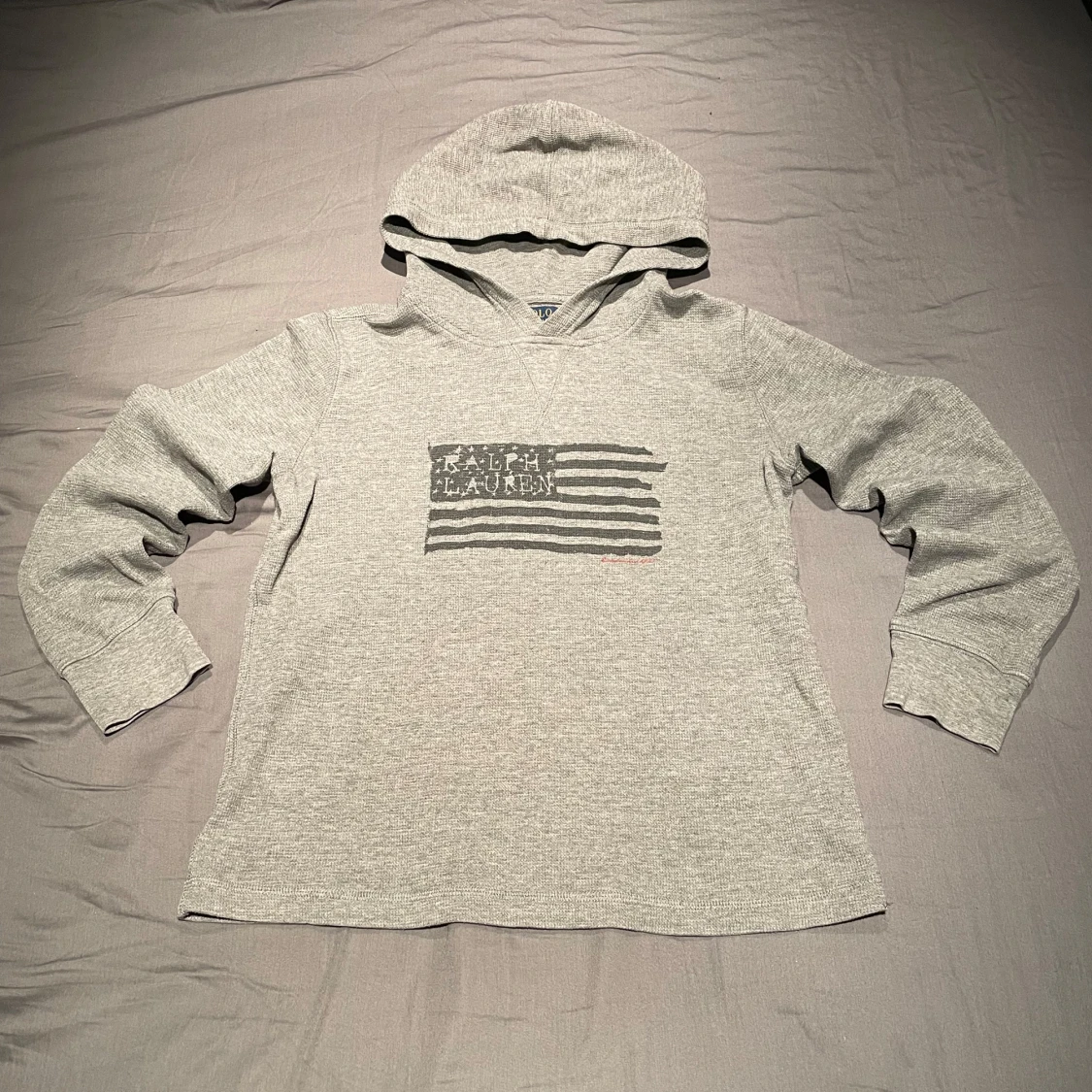 Grå hoodie från Polo Ralph Lauren