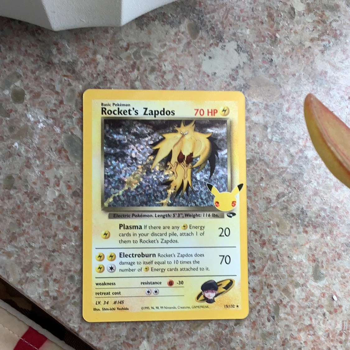 Pokémonkort Rocket's Zapdos