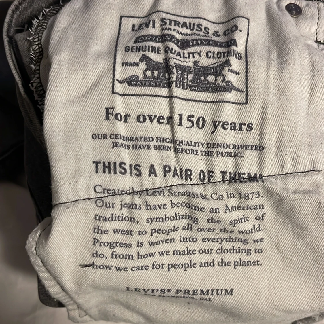 Grå Levi's 511 jeans W32 L34 - 4