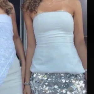 Trendig bandeau topp från Zara - Säljer trendig topp från Zara då det inte var min storlek.