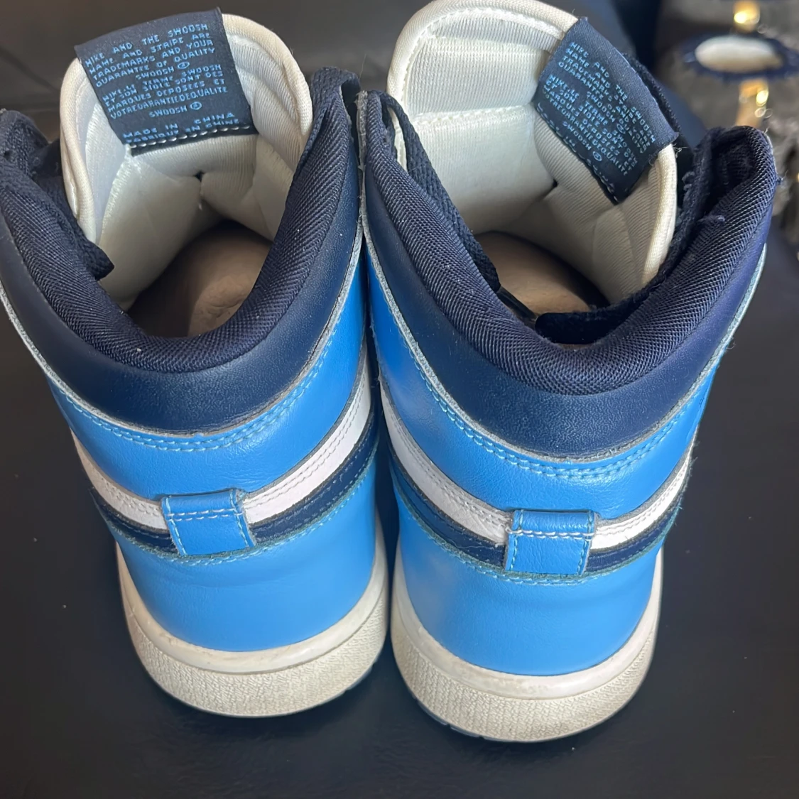 Nike Air Jordan 1 High blå/vit - 2