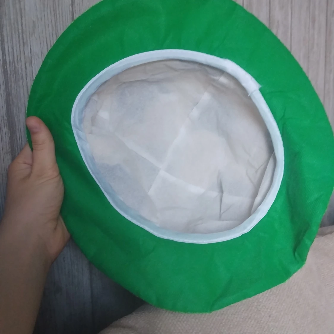 Fotbollshatt med grön kant - 2