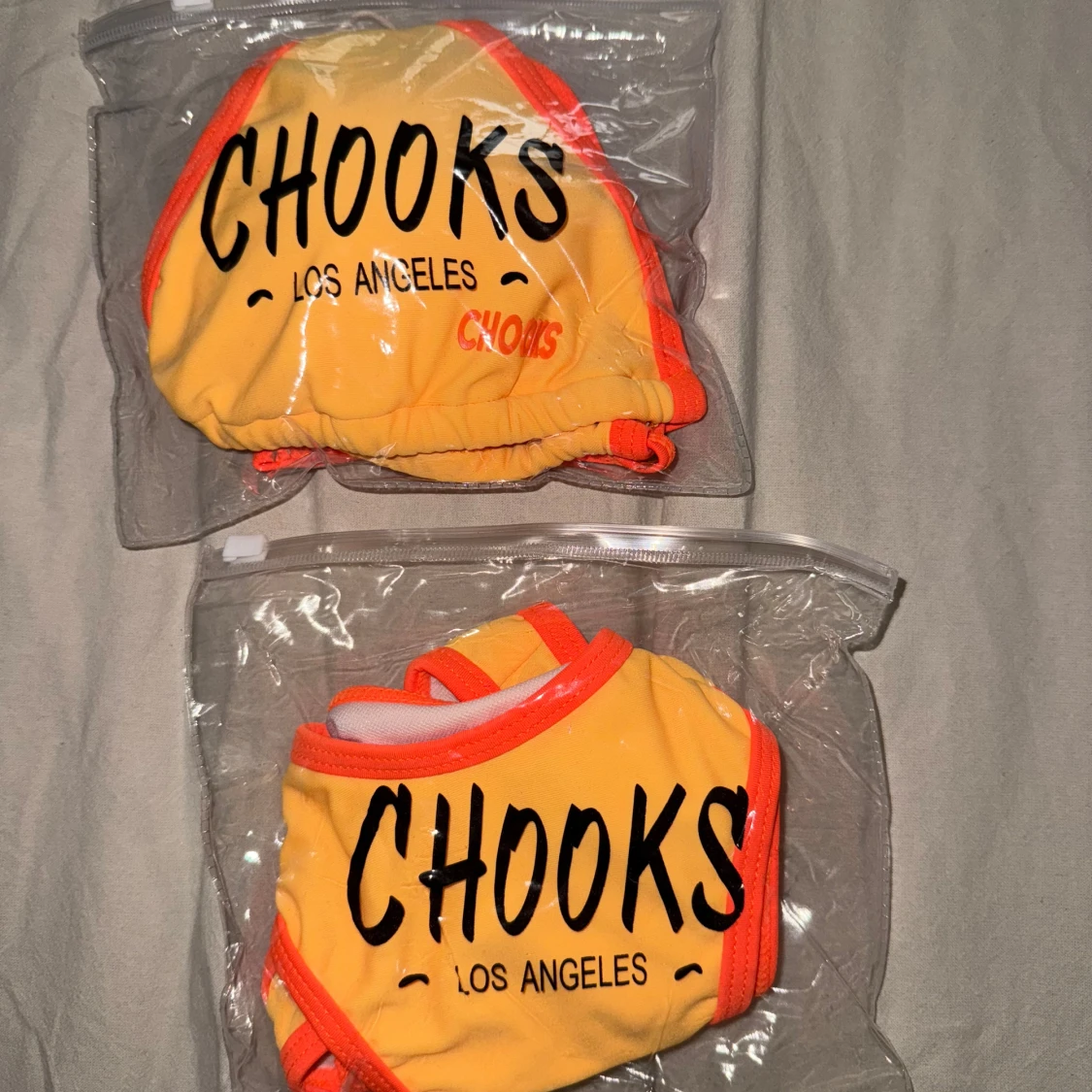 Gul och orange bikini från Boutine LA x Chooks - 3