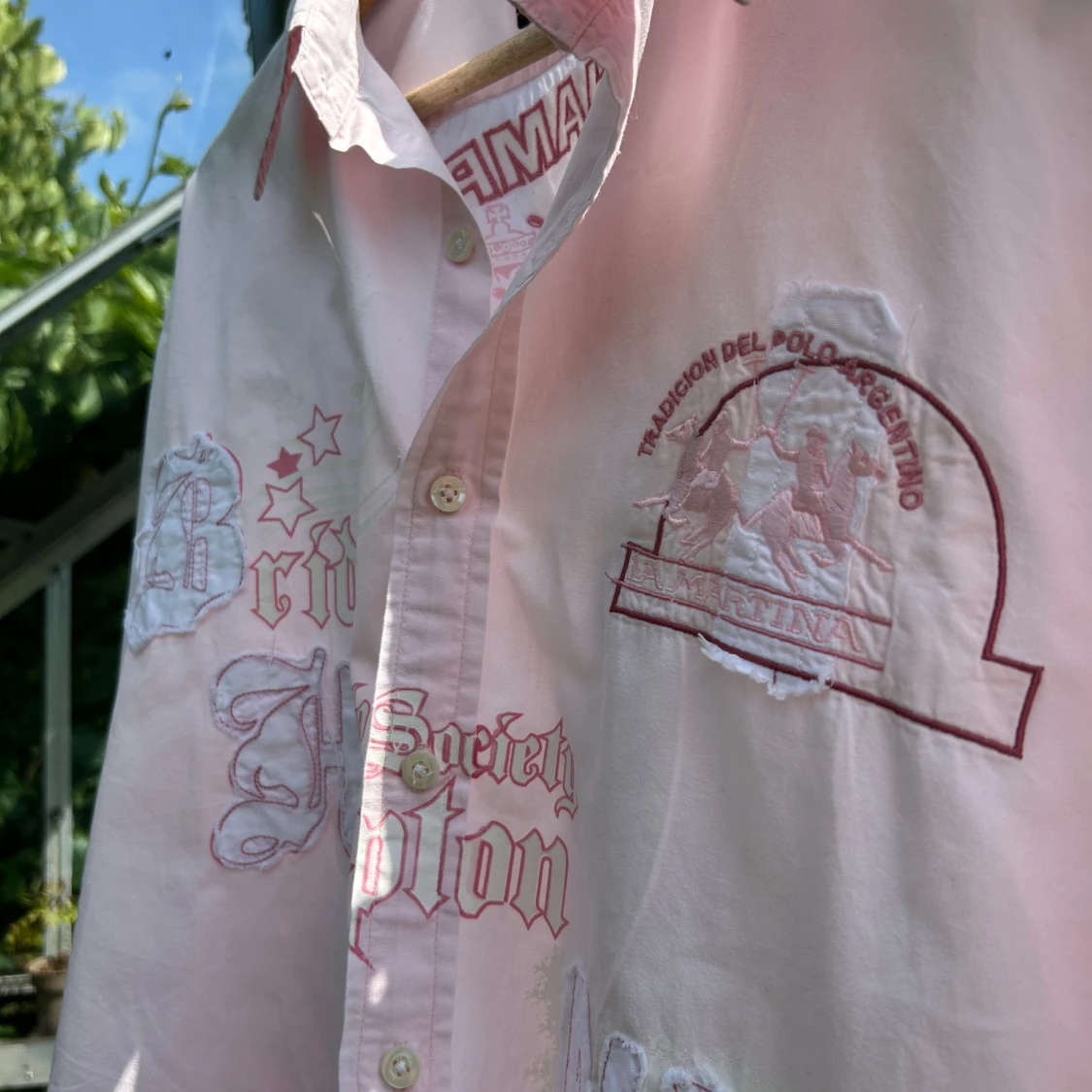 Rosa skjorta La Martina Bridgehampton L - 4