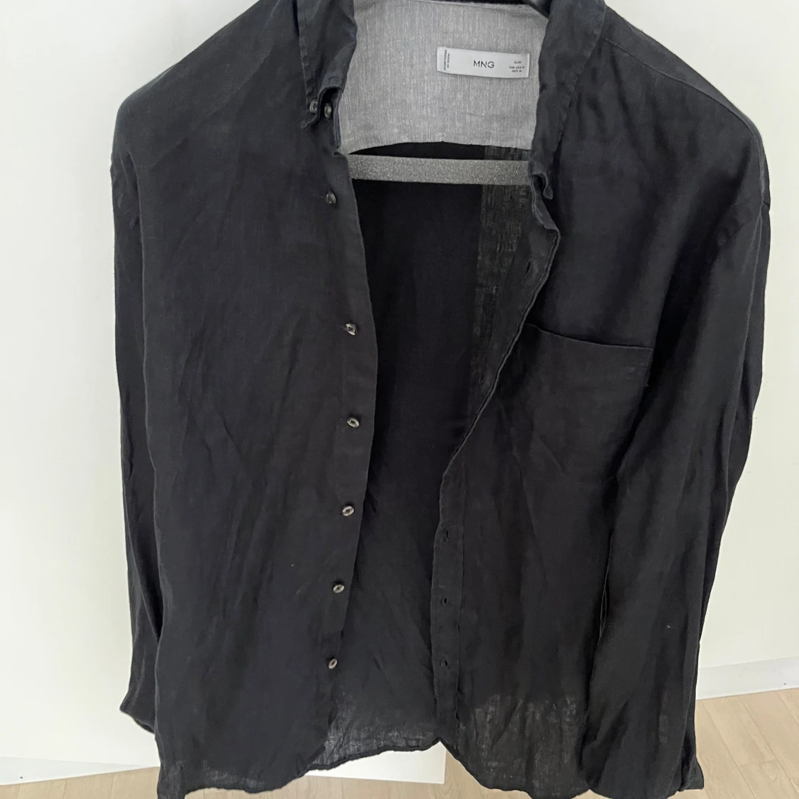 Svart linneskjorta från MNG(mango) - 2