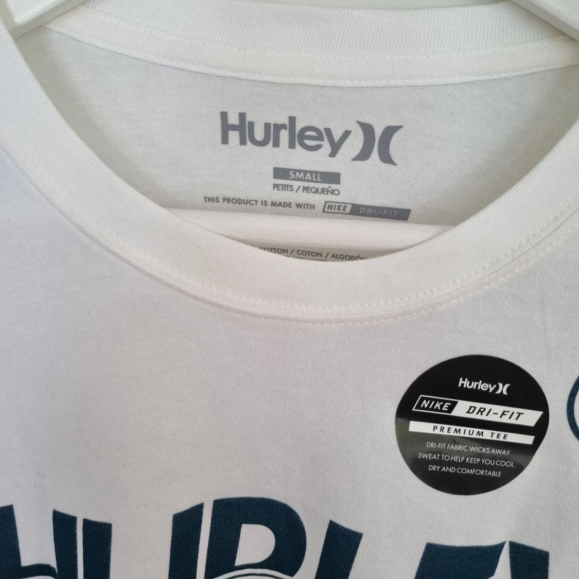 Vit långärmad t-shirt från Hurley - 2