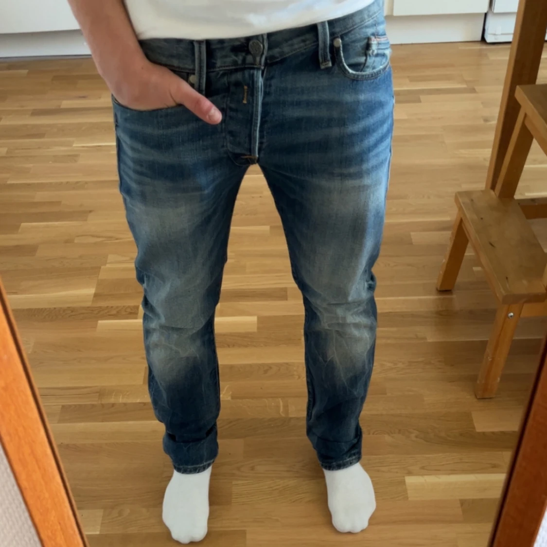 Blå jeans från Replay