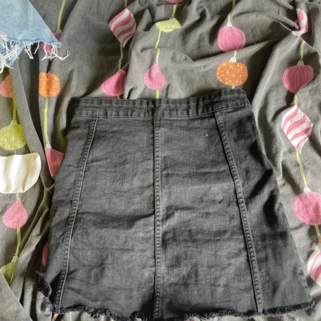 Svart jeanskjol med knappar, g perfect jeans - 1