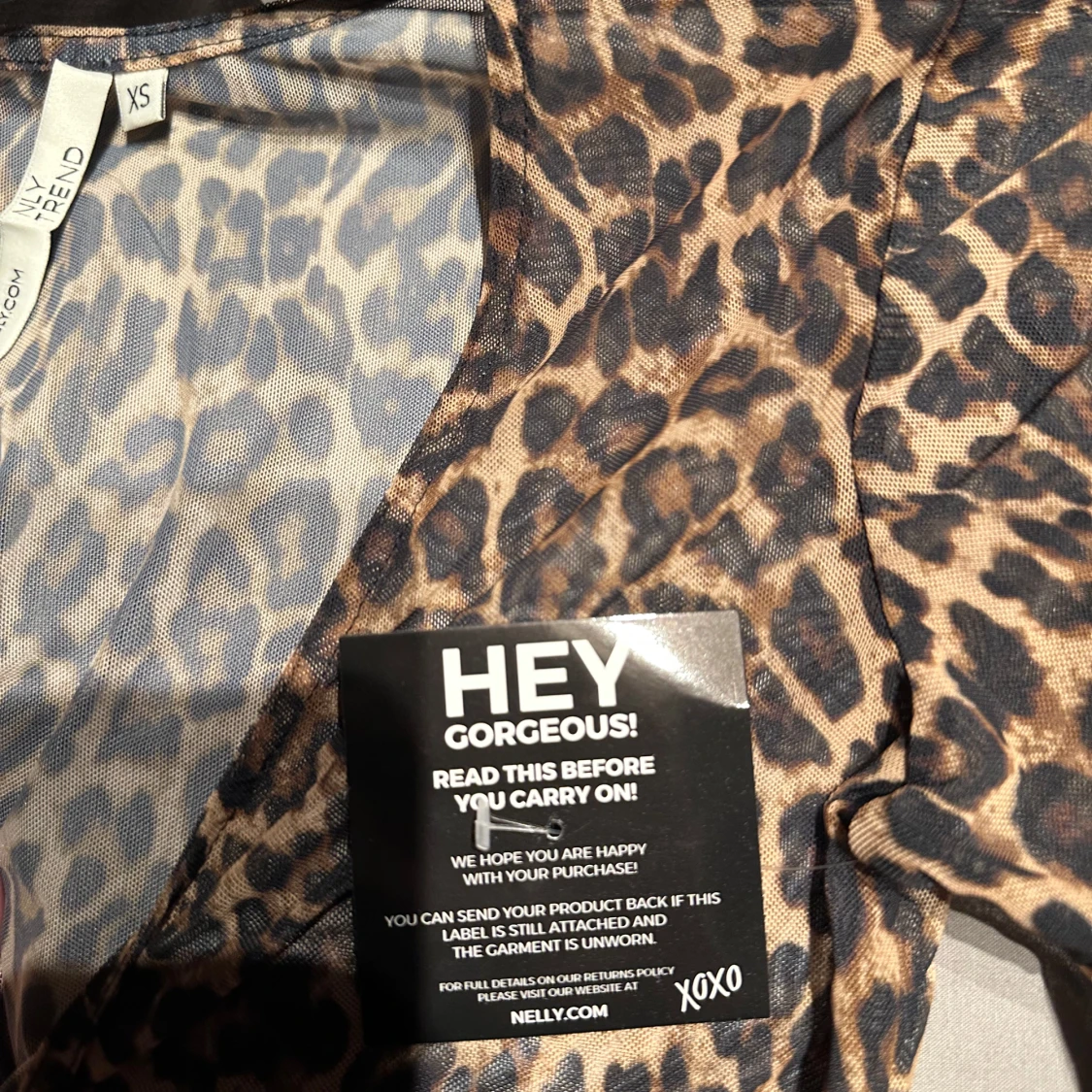 Leopardmönstrad bolerotopp NLY Trend XS - 4