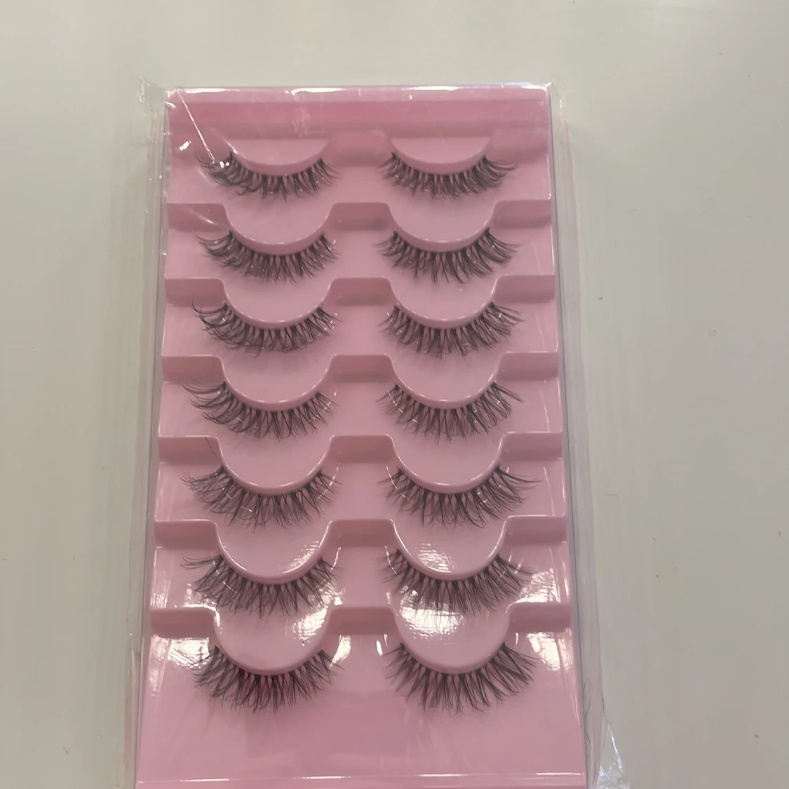 Falska ögonfransar i 7-pack