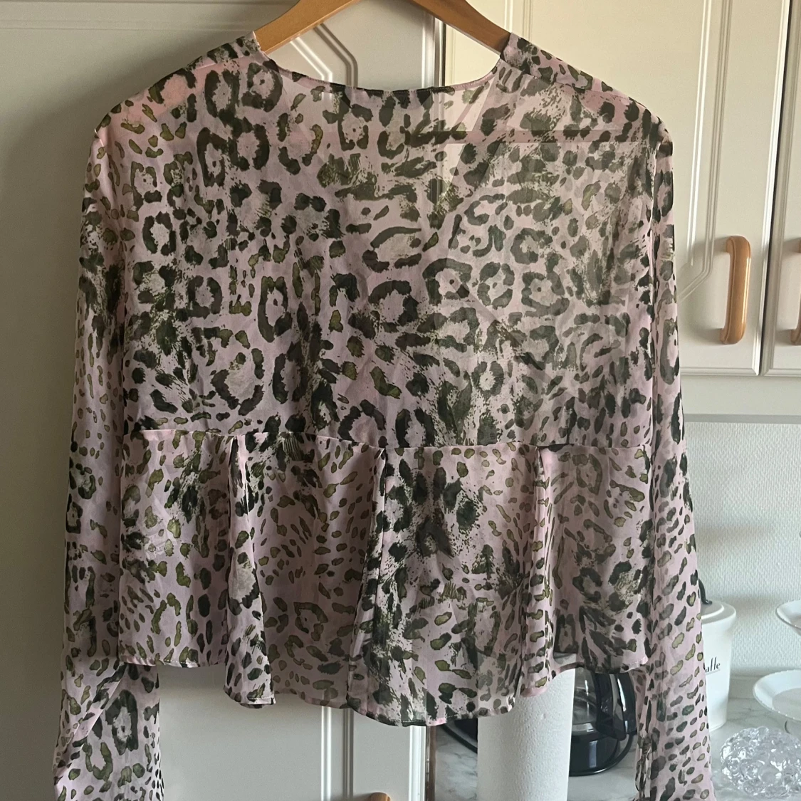 Leopardmönstrad blus  - 1