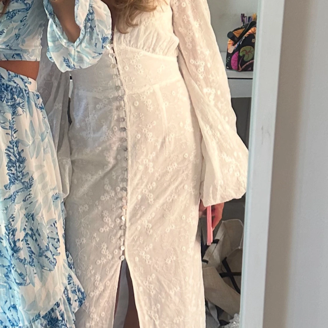 Vit långklänning Adoore  - 2