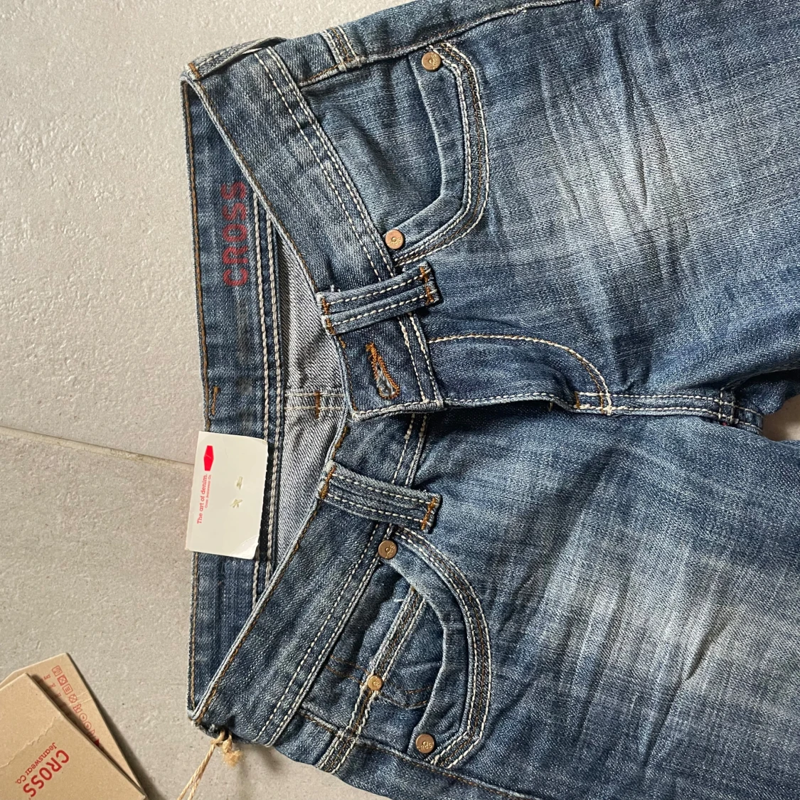 Lågmidjade bootcut jeans  - 3