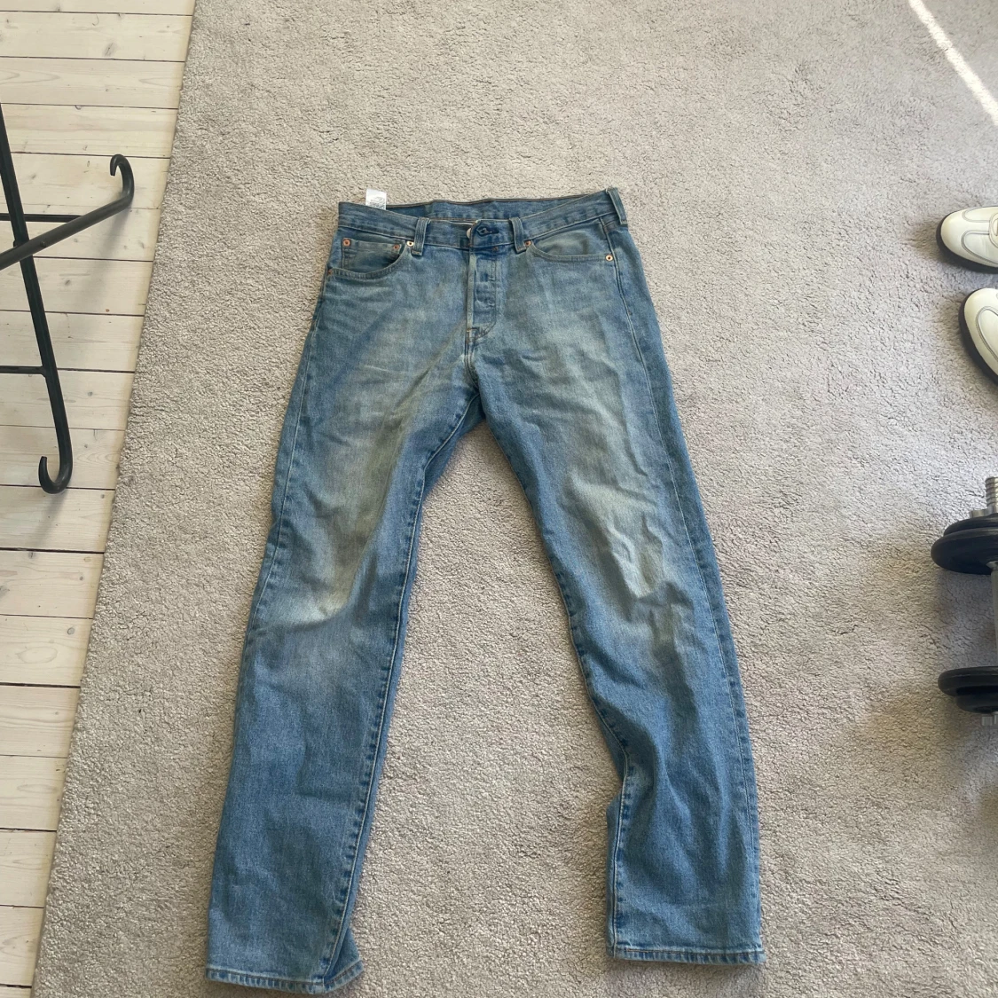 Levi's 501 ljusblå jeans W30 L32