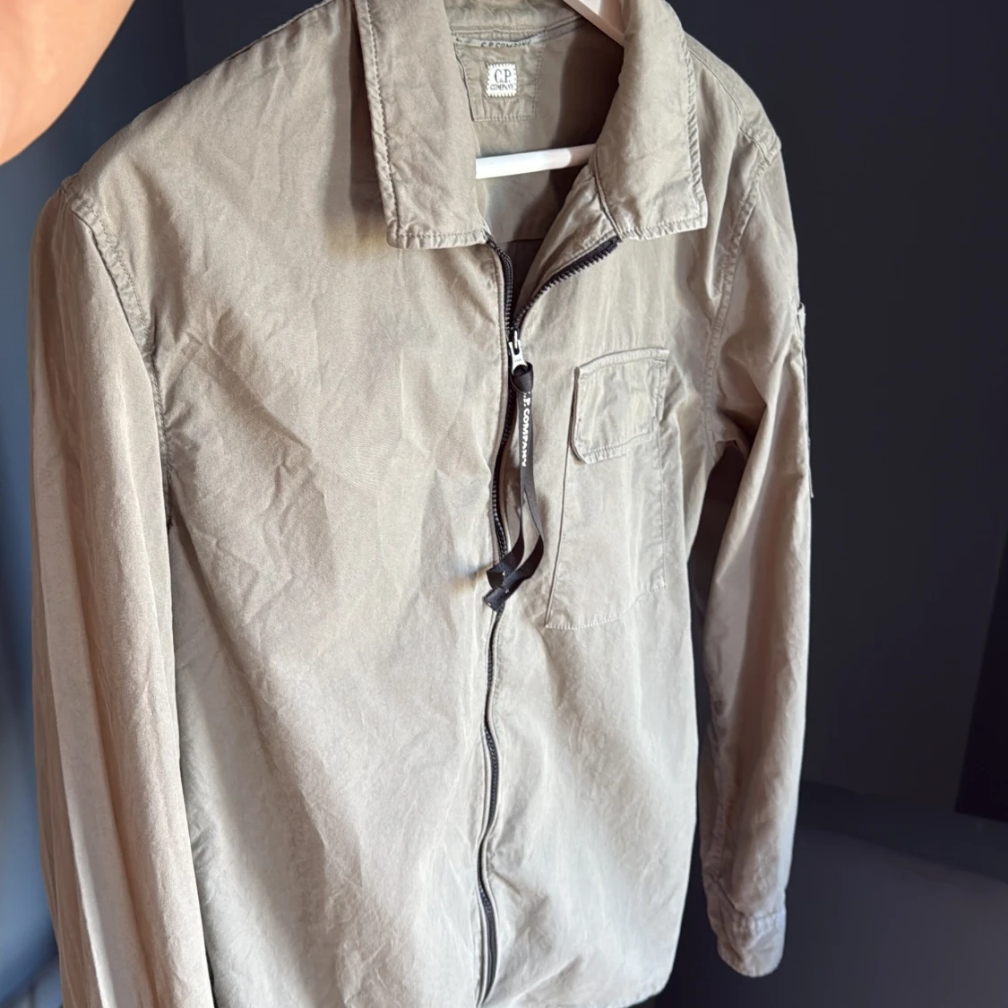 C.P. Company overshirt i beige bomull - 1